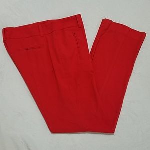 Ann Taylor tabasco red slacks